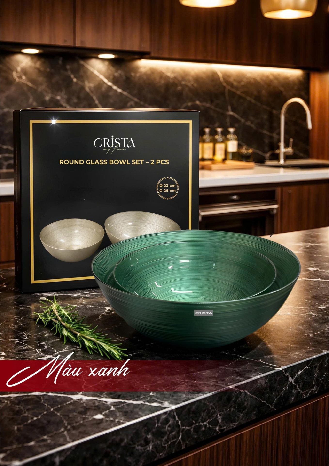 Bát – đĩa thủy tinh Soda-Lime: Giải pháp sang trọng cho bàn ăn gia đình