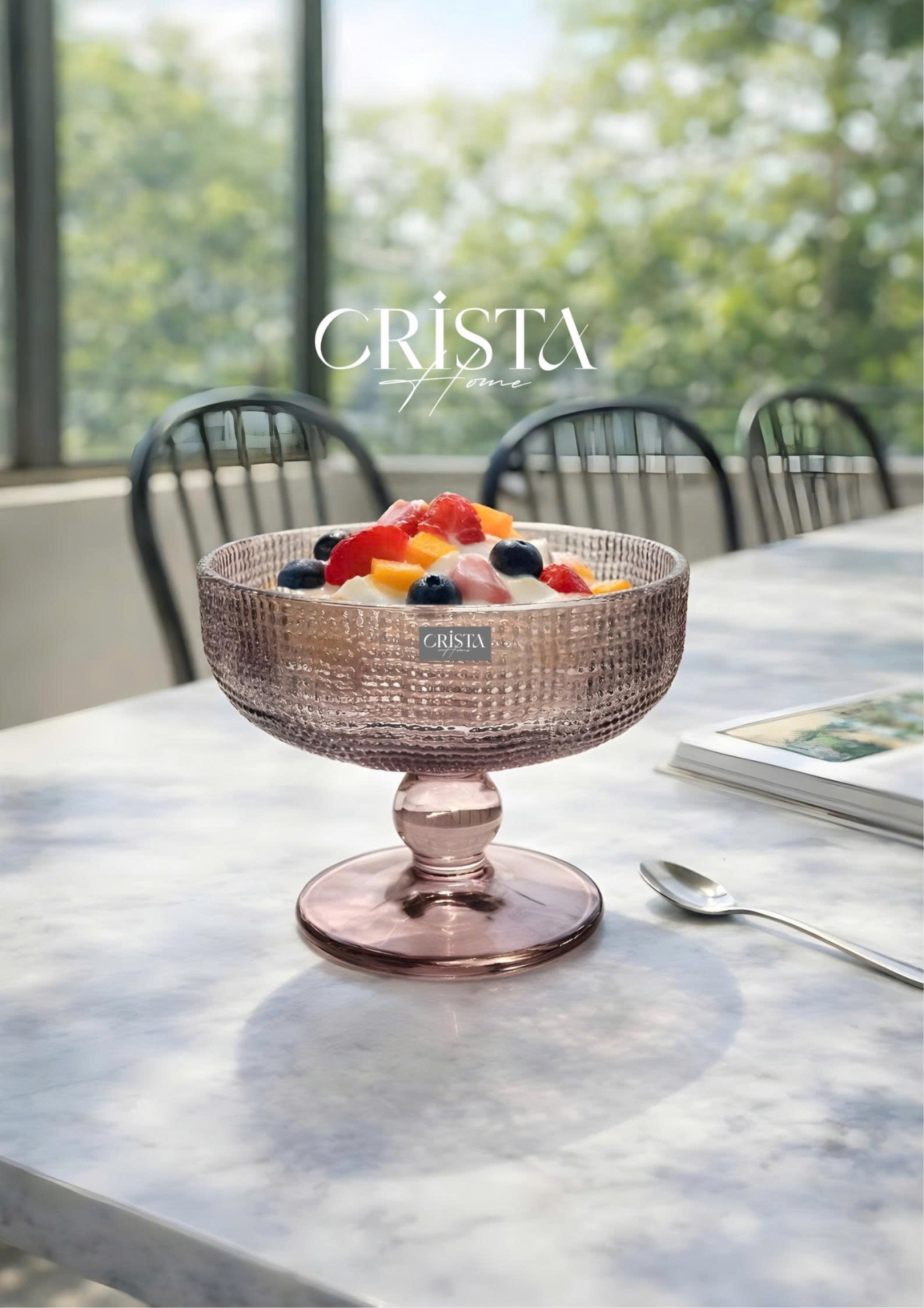 BỘ 6 LY ĐỰNG KEM - 8 MÀU RỰC RỠ CRISTA HOME — BỘ 6 LY ĐỰNG KEM - (Mix màu) (14/18)