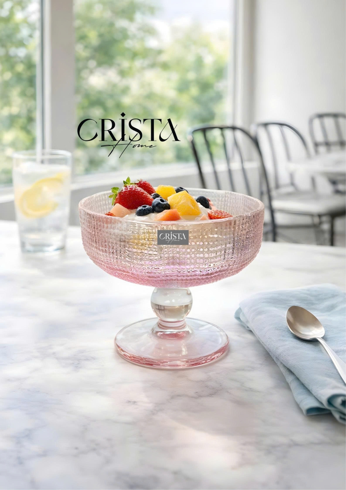 BỘ 6 LY ĐỰNG KEM - 8 MÀU RỰC RỠ CRISTA HOME — BỘ 6 LY ĐỰNG KEM - (Mix màu) (16/18)