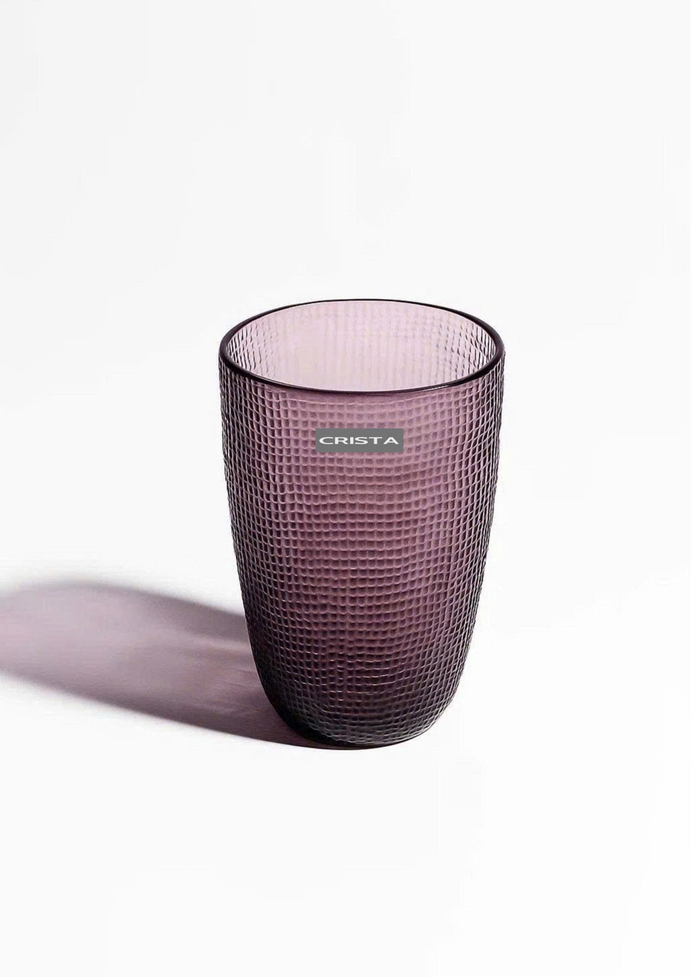 BỘ CỐC THỦY TINH VÂN LƯỚI DẬP NỔI SẮC MÀU 420ML (11/13)