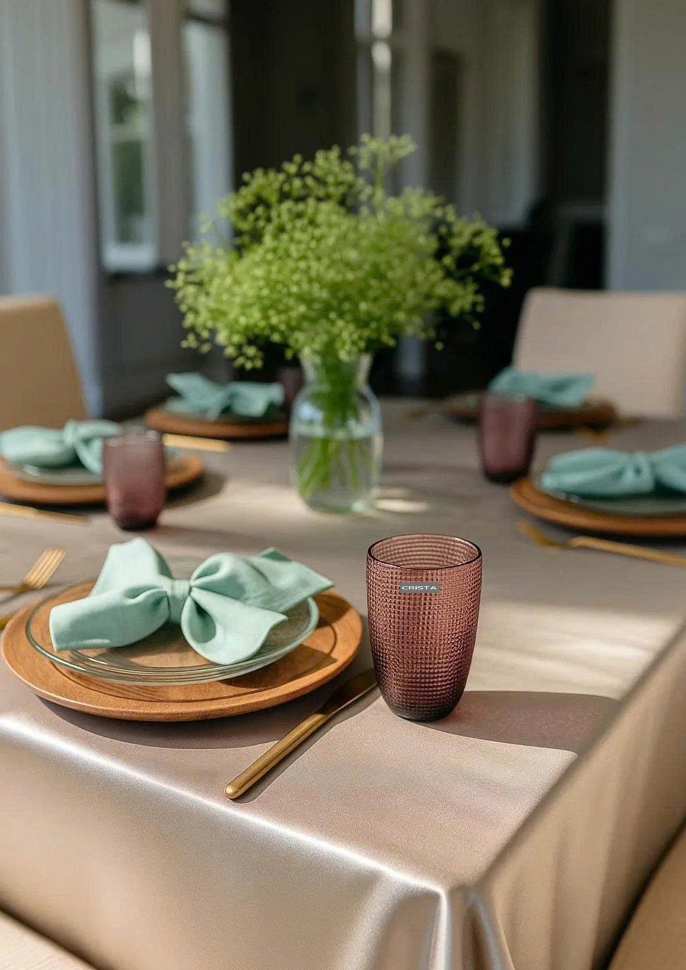 BỘ CỐC THỦY TINH VÂN LƯỚI DẬP NỔI MÀU TÍM 420ML (5/7)