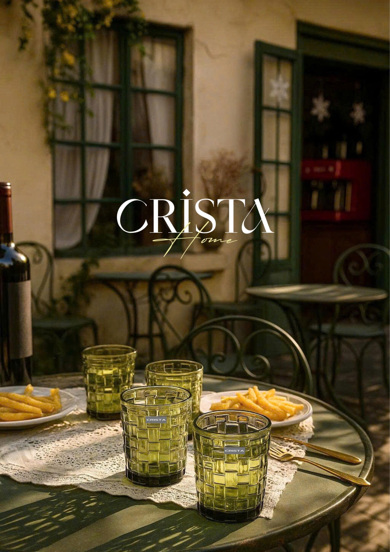 BỘ 06 CỐC THỦY TINH VÂN CARO 280ML – MÀU XANH LÁ (10/10)