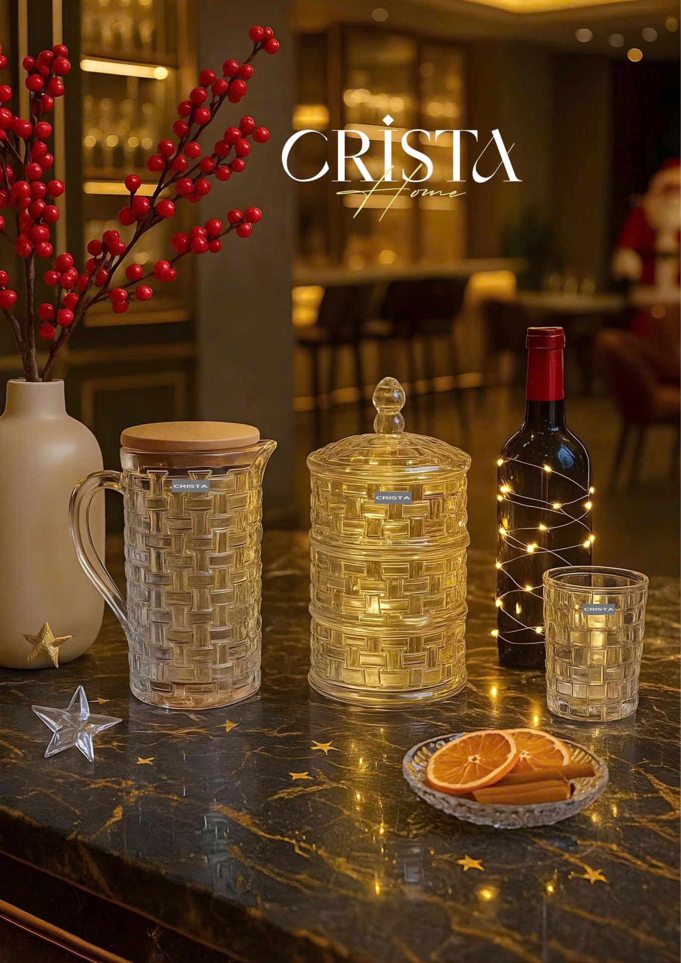 BỘ 06 CỐC THỦY TINH VÂN CARO 280ML – MÀU TRONG SUỐT (7/9)