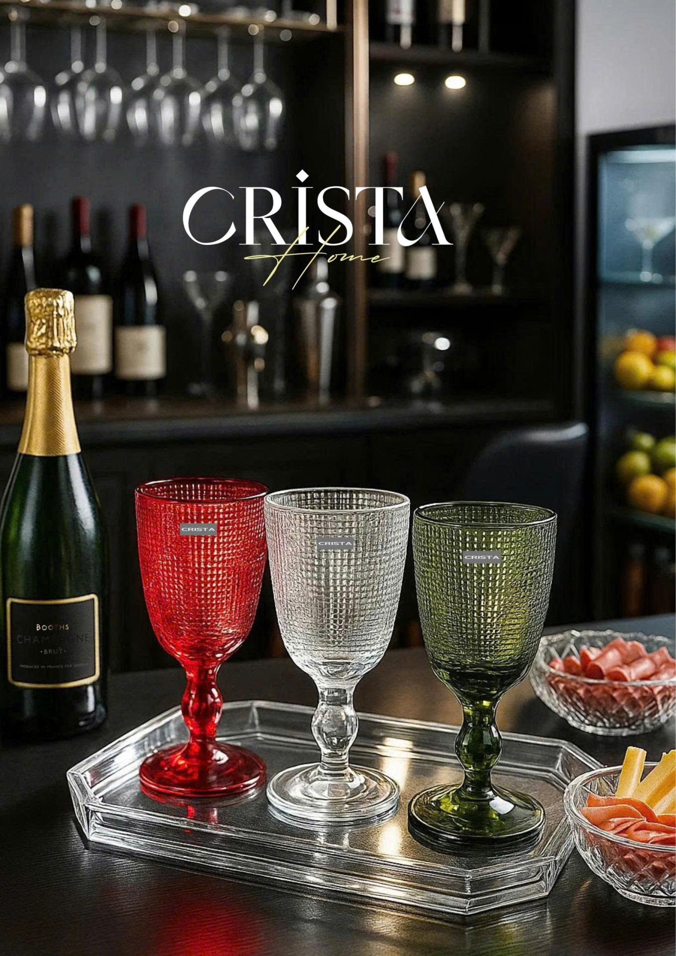 BỘ 6 LY THỦY TINH VÂN LƯỚI 240ML 