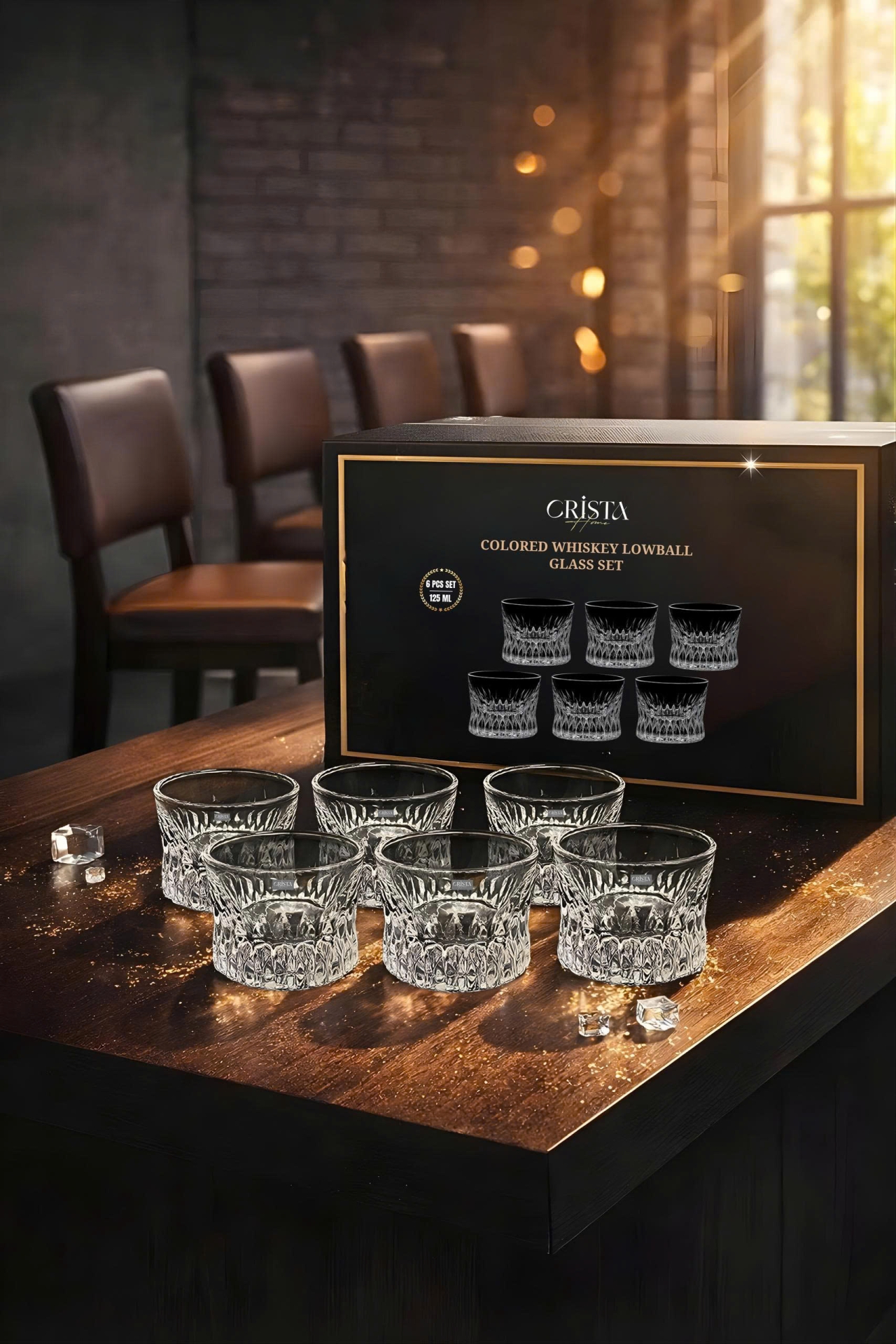 Bộ 6 cốc rượu125ml Crista Home  — (Màu trắng) (5/10)