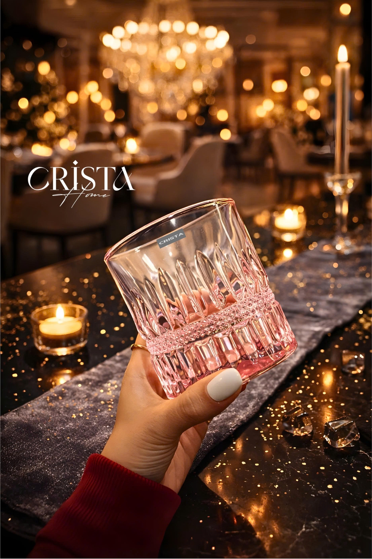 Bộ 6 cốc rượu thủy tinh Crista Home 195ml — Mix màu (7/16)