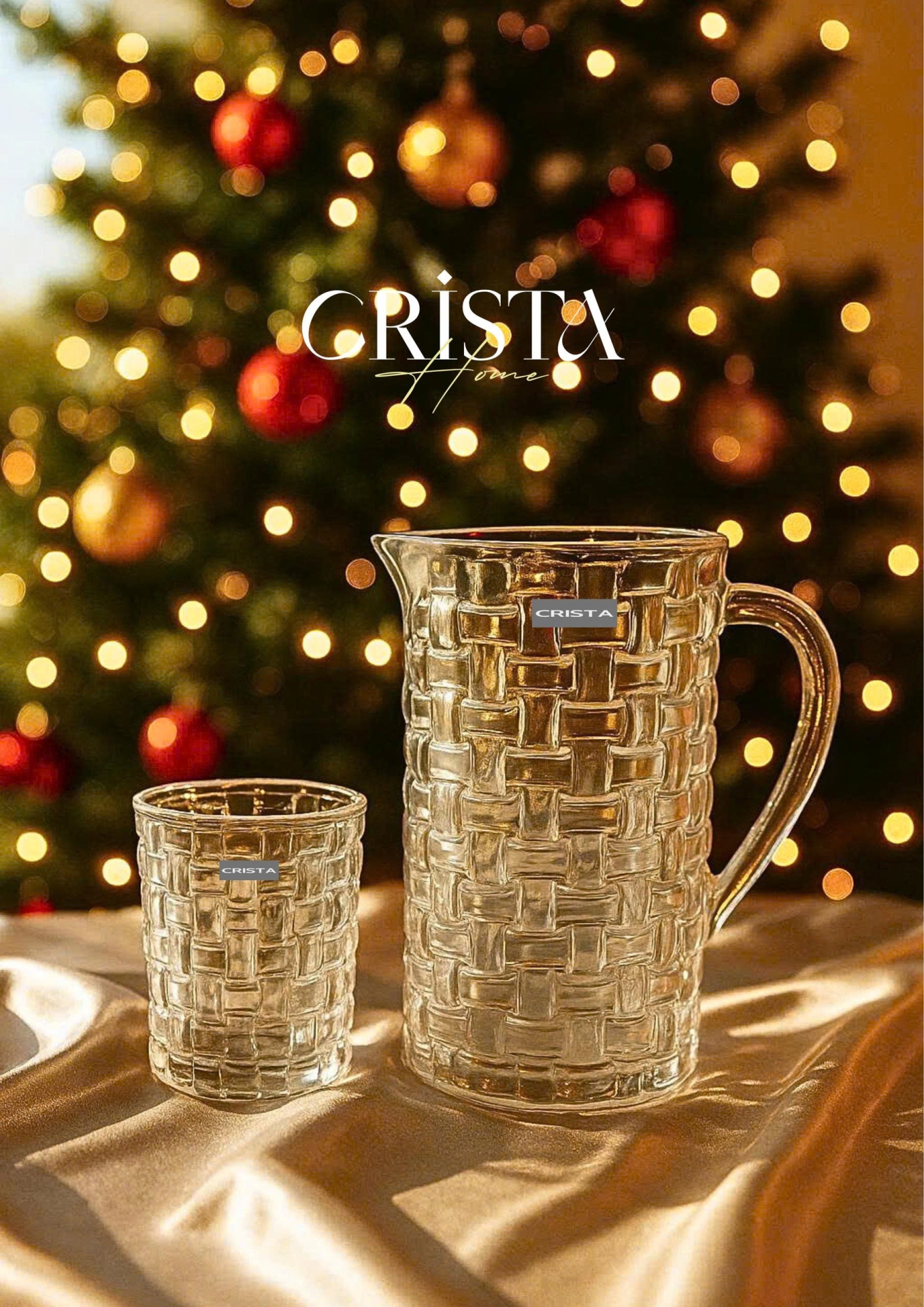 BÌNH THỦY TINH VÂN CARO 1L NẮP TRE - MÀU TRONG SUỐT (4/7)